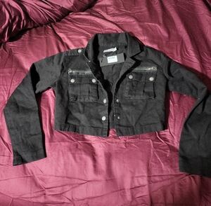 Carmar Black Denim Jacket